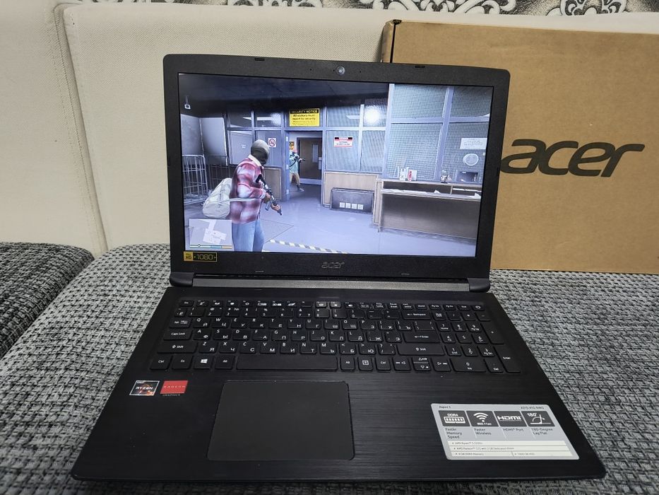 Ноутбук Асер игровой с документами