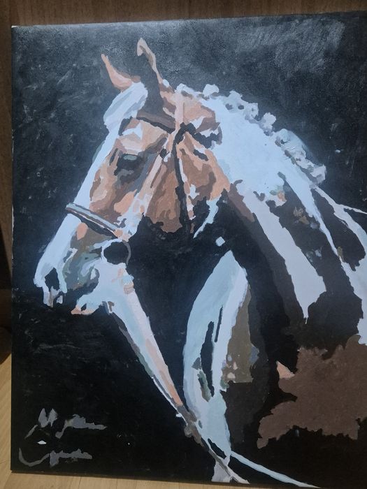 Картинка лошадь.