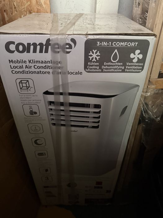 Aparat de aer condiționat mobil Comfee MPPH-07CRN7, 7.000 BTU, 2,0 kW, Răcire, Ventilare și Dezumidificare, Dimensiune cameră până la 68 m³ (25 m²),