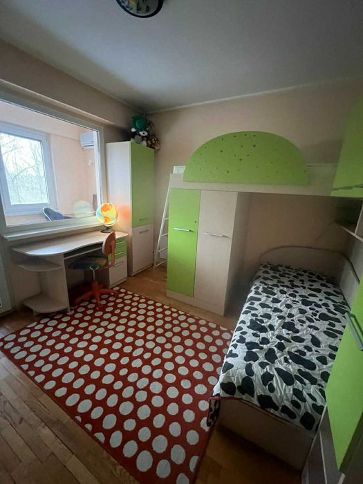 КОМПЛЕКТ ЗА ДЕТСКА СТАЯ С ДВЕ ЛЕГЛА +ПОДАРЪК ДЕТСКО БЮРО И СТОЛ