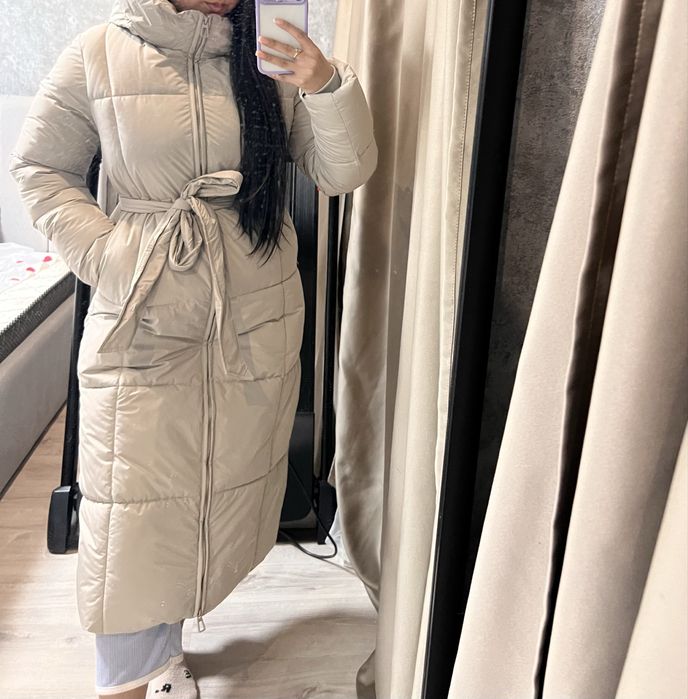 Женский пуховик длинный 5000 тг