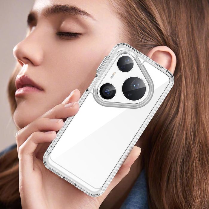 Прозрачен кейс space case за huawei pura 80 pro