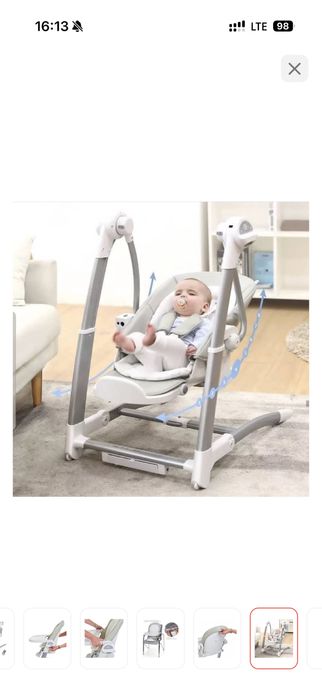 Детский стульчик трансформер 3 в  1