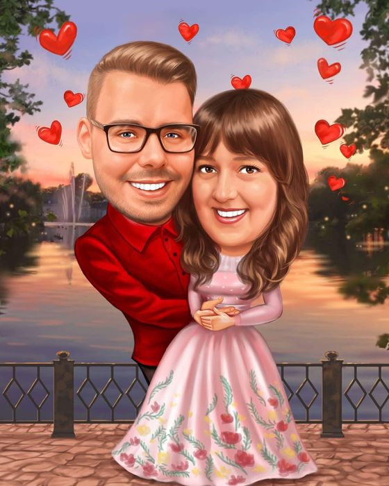 Карикатура за Двойка, Семейство, Влюбени - Перфектният подарък