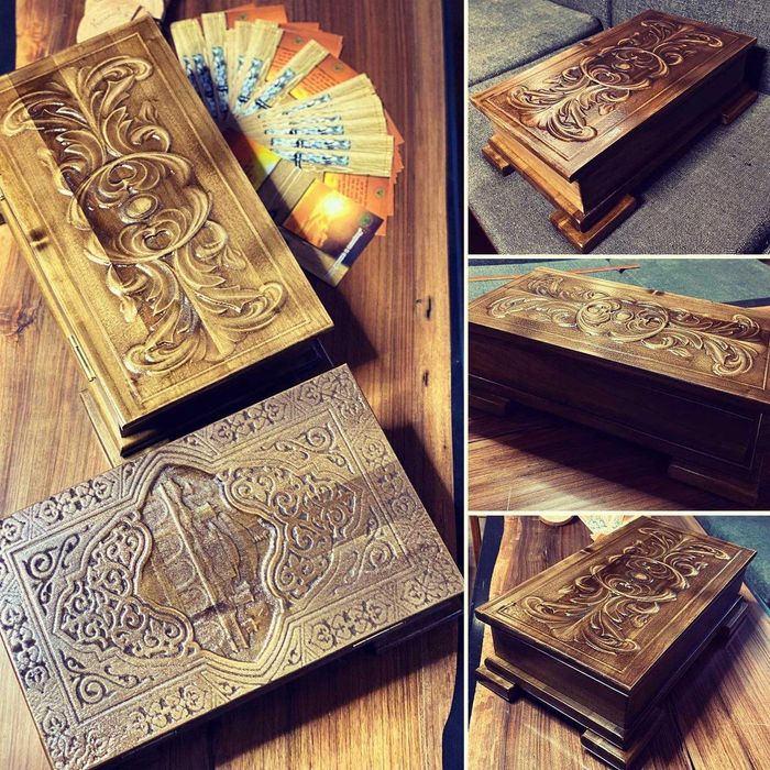 Кутия за бижута от дърво