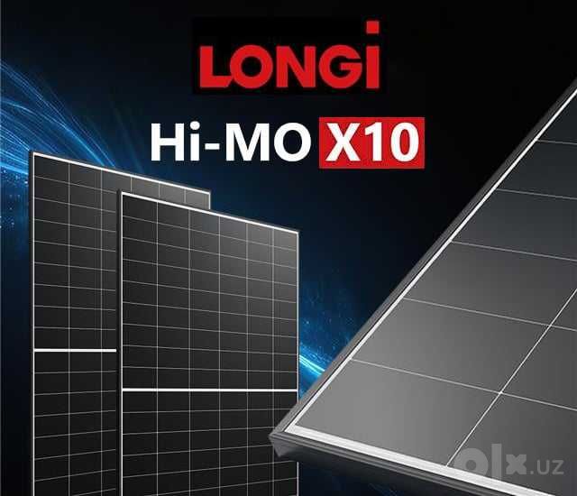 Солнечные панели LONGi Hi-MO X10 645W 1-сторонние (Qaymoq) Премиум