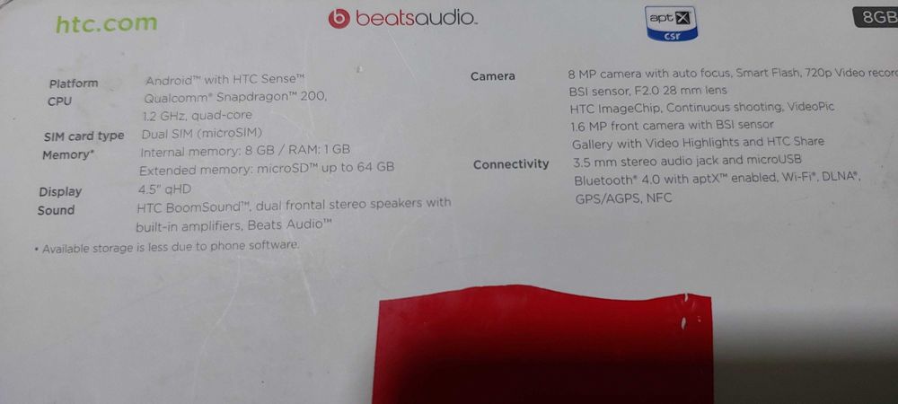 Продается телефон HTC Desire 600 dual sim