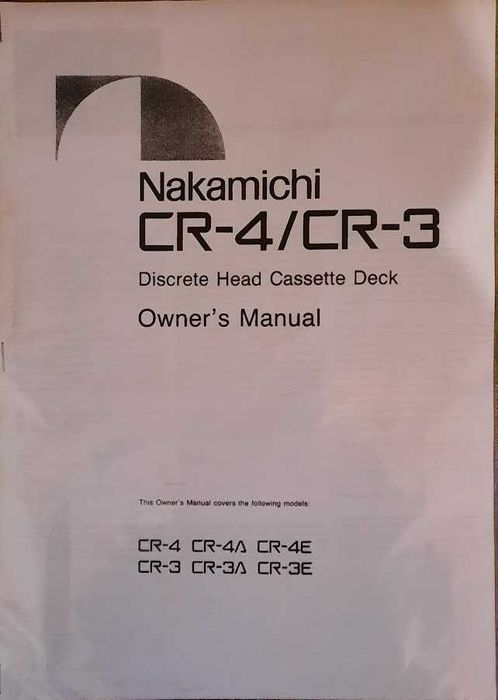 Триглав касетен дек Nakamichi CR-3