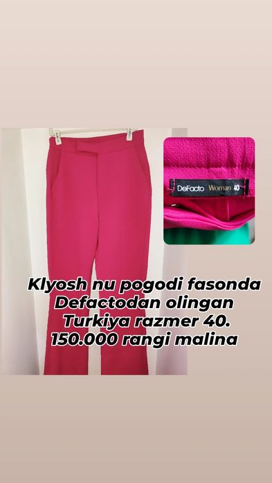 Turkiya kiyimla kastyum shim