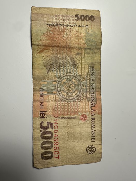 Bancnote 1000 lei si 5000 lei
