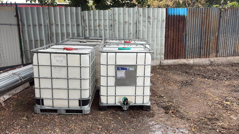 Ёмкость еврокуб, квадратная бочка, 1000л,тонна .