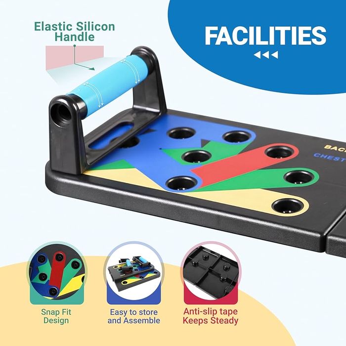 Многофункционална дъска за лицеви опори – Push Up Board