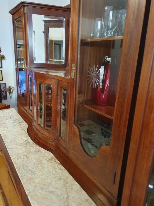 MOBILIER INTERBELIC LUX – Palisandru, Marmura, Cristal