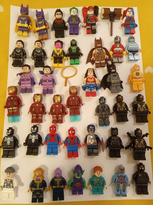 Lego minifigurine super eroi DC si Marvel, TMNT, batman, superman etc