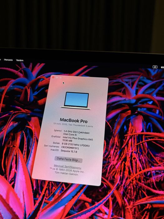 Macbook pro13inc touch bar 2020 Като нов 112цикъла бат