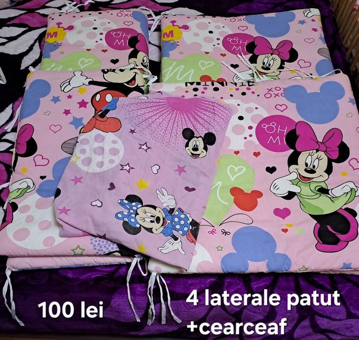 Vand patut lemn + lenjerie