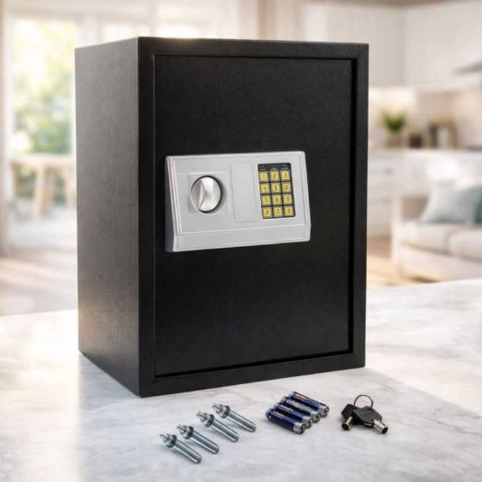 Електронен сейф 43L с аварийни ключове и монтажни болтове