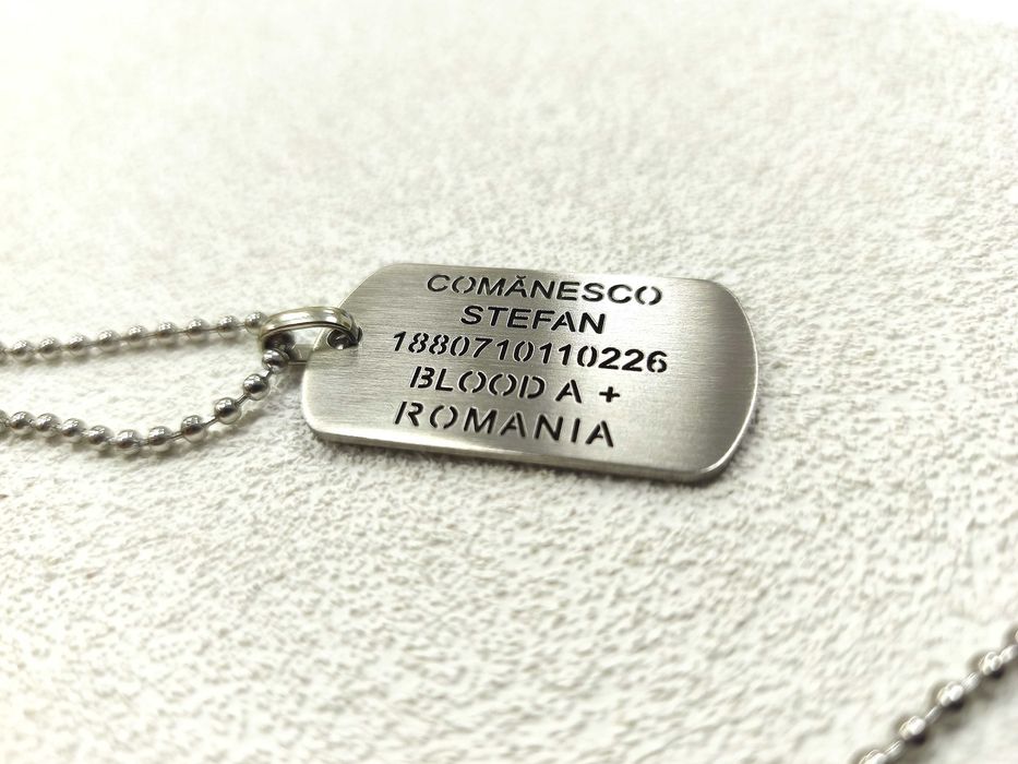 Placute Militare Identificare Personalizate