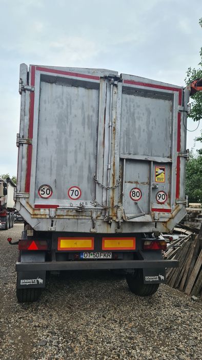 Semiremorca basculabila transport fier vechi!