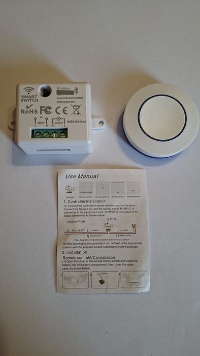 Releu inteligent  / WI-FI + RF 433MHZ / comutator Tuya smart switch