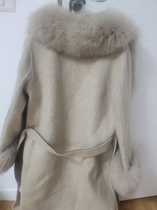 Palton Alpaca dama ,nou! XS(dar merge la S), 100 % original