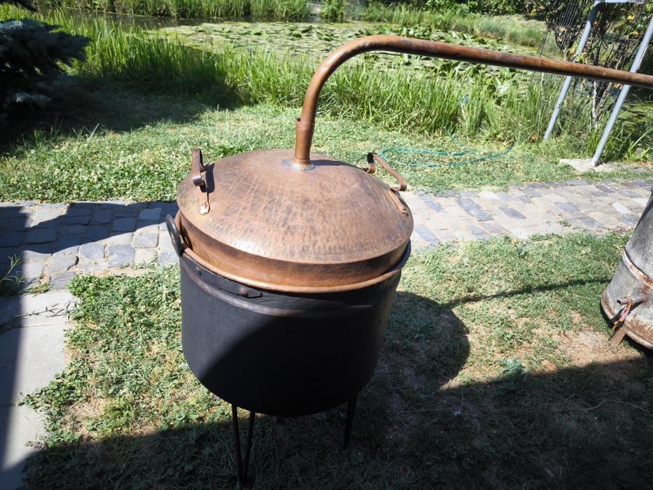 Cazan de țuică, cupru solid, 80L