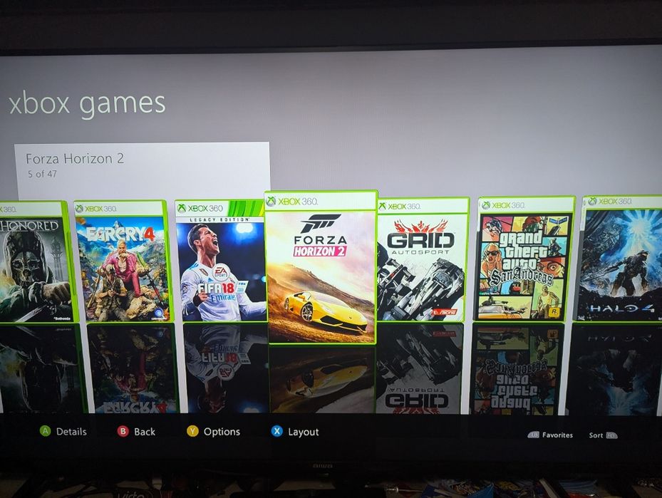 Xbox 360 modat cu jocuri 500gb