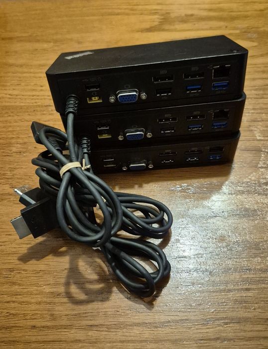 Pachet 3 Docking Station Lenovo ThinkPad OneLink+ (40A4) - Netestate