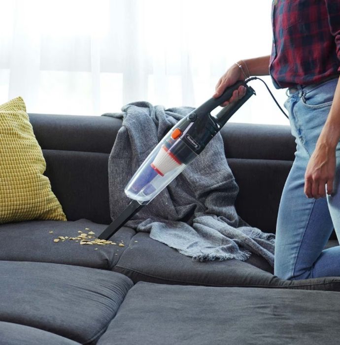 Прахосмукачка вертикална и ръчна 2в1 Rosberg, 600W, 0.8л., Циклон