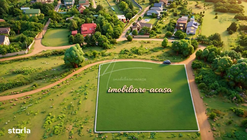 Teren intravilan la Teghes – pozitionare excelenta langa padure