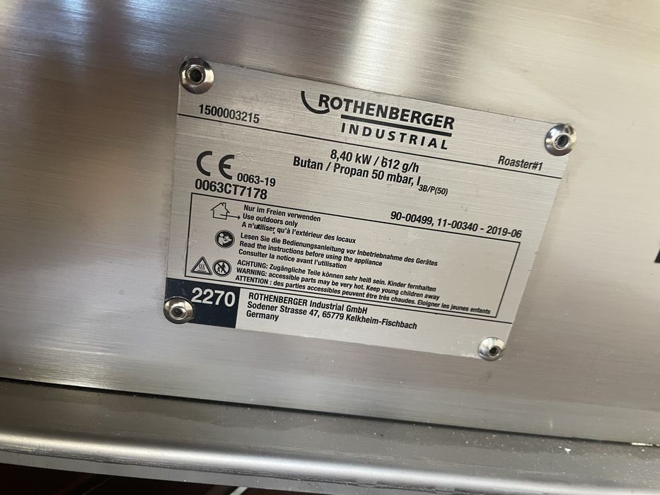Cuptor gaz Rothenberger Roasted gastro xxl