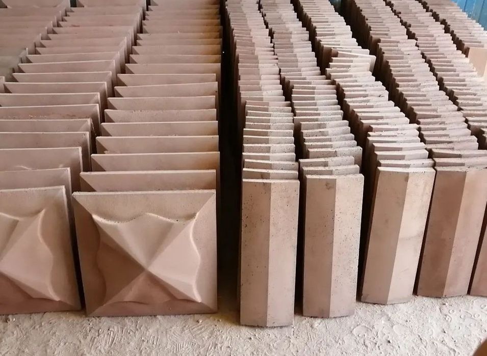 Рваный заборный, колотый