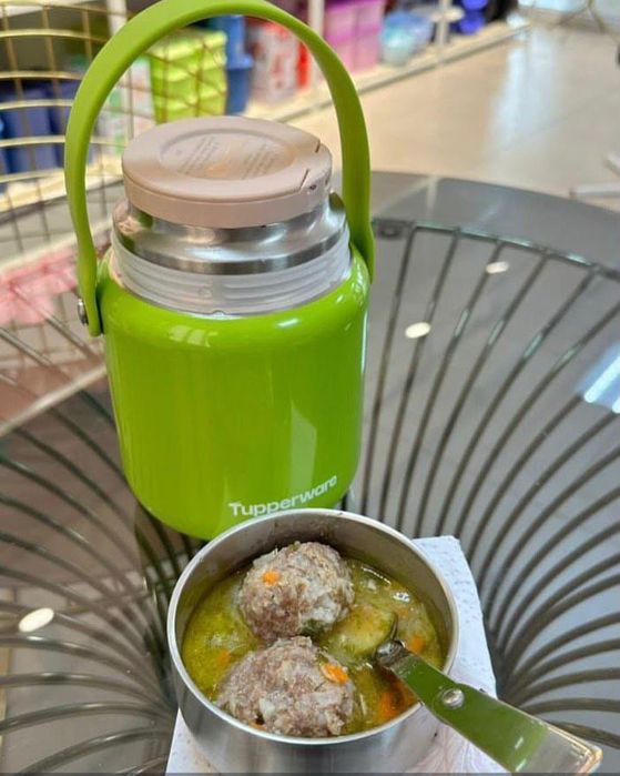 Термос для еды с ложечкой