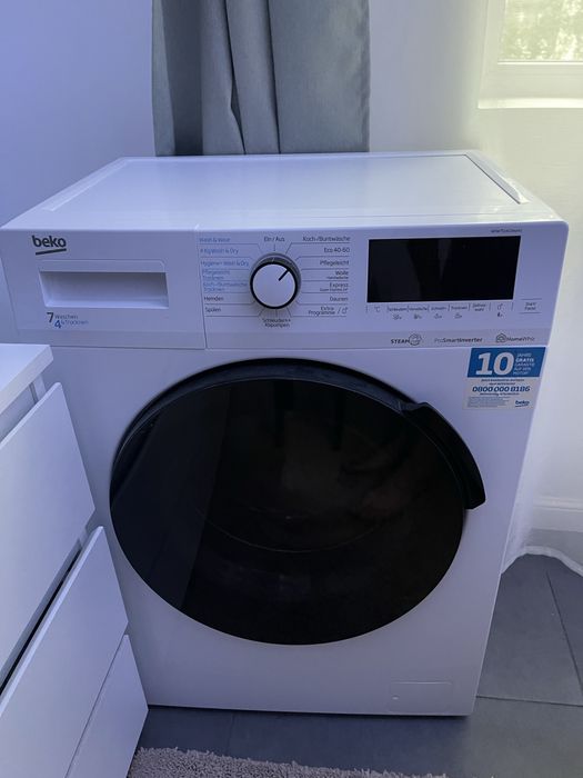Vând mașină de spălat cu uscător Beko WDW75141Steam1,