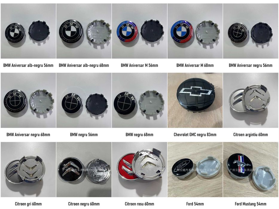 Capace Jante pentru orice marca (BMW, Audi, VW, Ford, Kia, Mini, etc.)