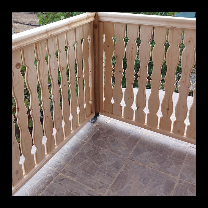 Дъски за ограда(парапет),свързващи греди,ръкохватки