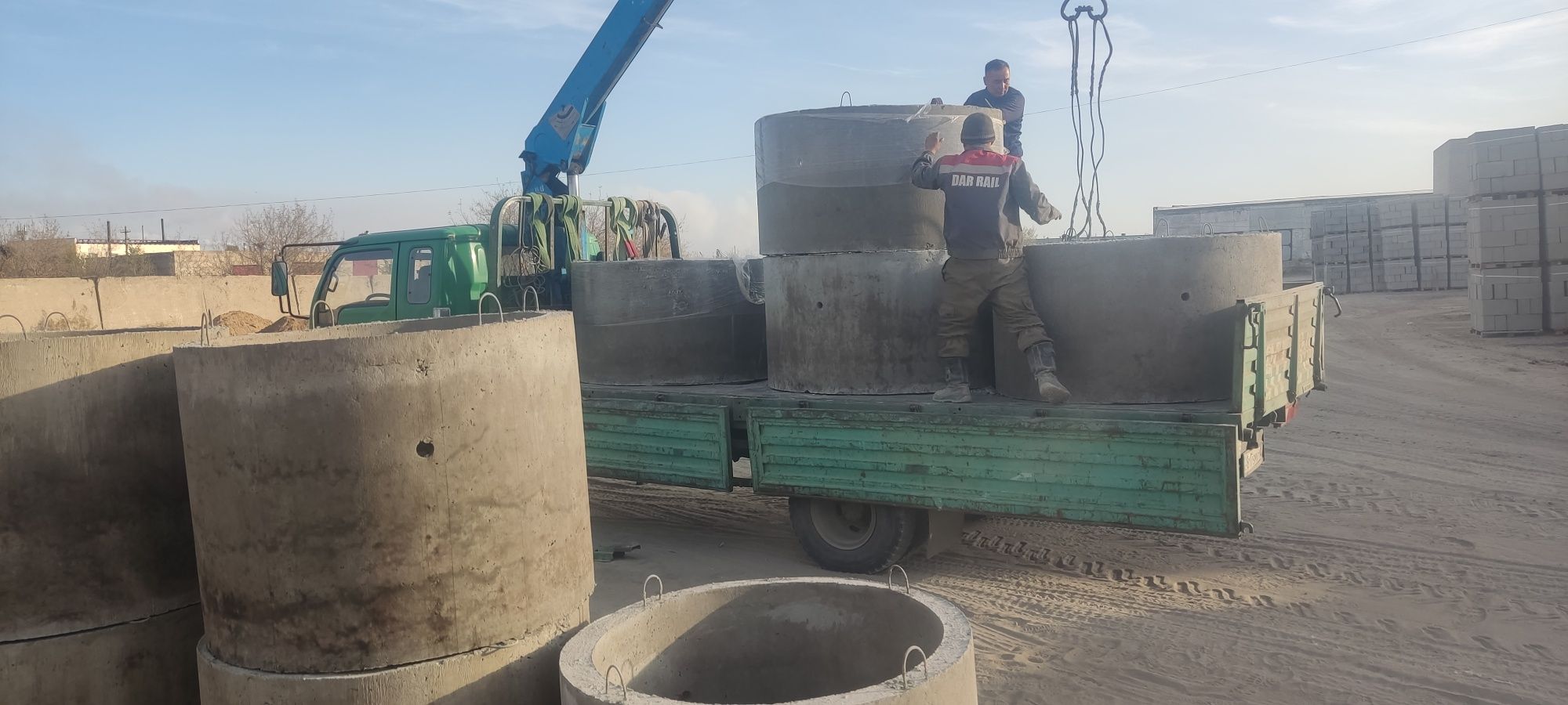 Бетонные кольца крышки ЖБИ кольца для септика и колодца: 16 000 тг ...