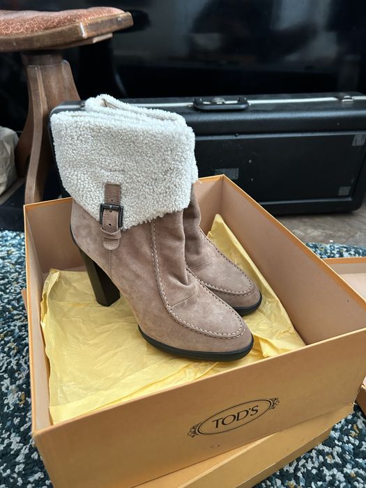 TOD'S Боти 41 естествена кожа Boots Ботуши