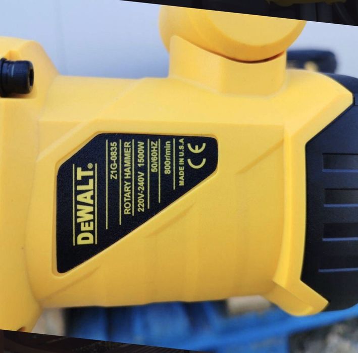 Нов Професионален къртач DeWalt 1500W - SDS-Max 25 J.