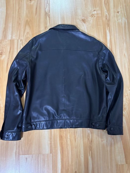 Geaca piele Polo, originala, neagra, barbati, marime L