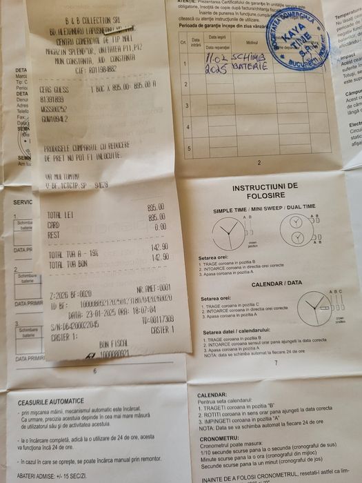 Ceas Guess nou,purtat odată!