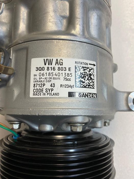 Compresor Nou AC Clima VW Audi Skoda Seat 3Q0816803E