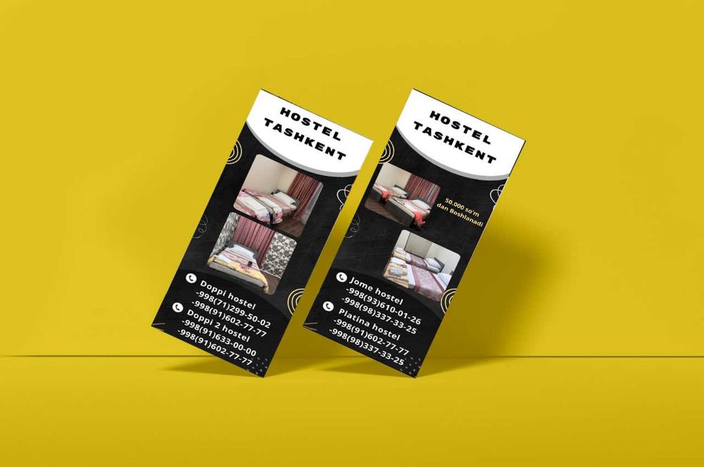 Flayer vizitka olgatip buklet poligrafiya hizmati