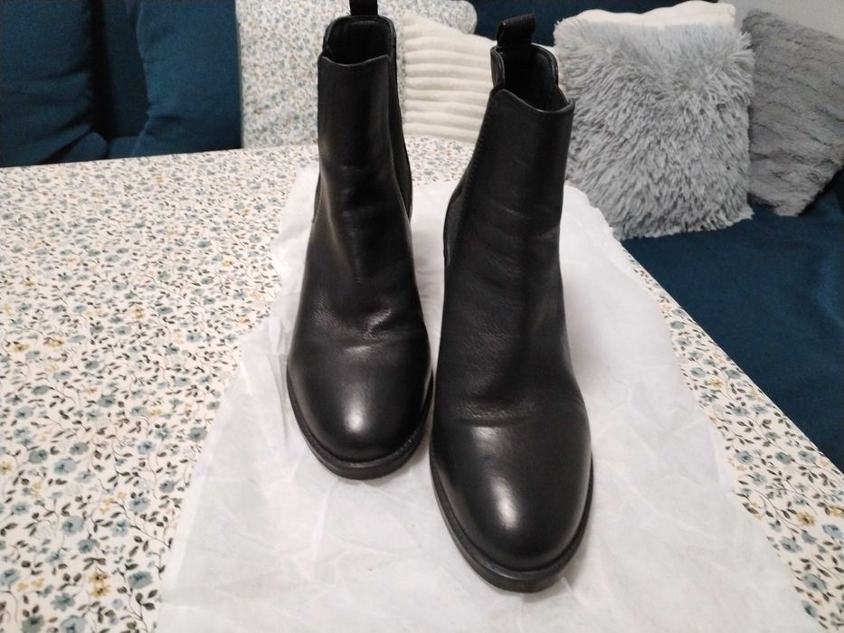 Дамски боти естествена кожа, 39