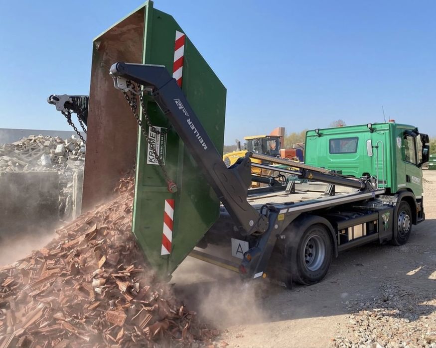 Контейнери за строителни отпадъци - извозване на строителни отпадъци