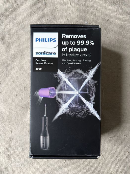 Зъбен душ Philips Sonicare Power Flosser HX3826/33, черен, с остатъчна гаранция