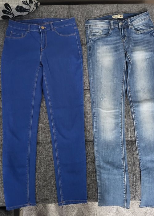 Отдам  джинсы на девочку и джинсовые куртки