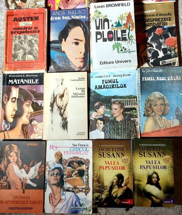 Vând colecție de cărți în stare bună, ediții mai vechi, romane clasice