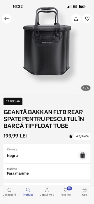 Vand float tube caperlan cu foarte multe accesorii