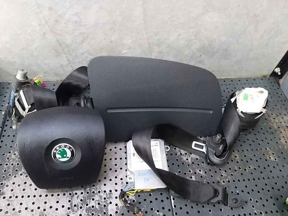 Kit airbag skoda roomster 5j 5j0880201b 5j1880204 1c0909605k